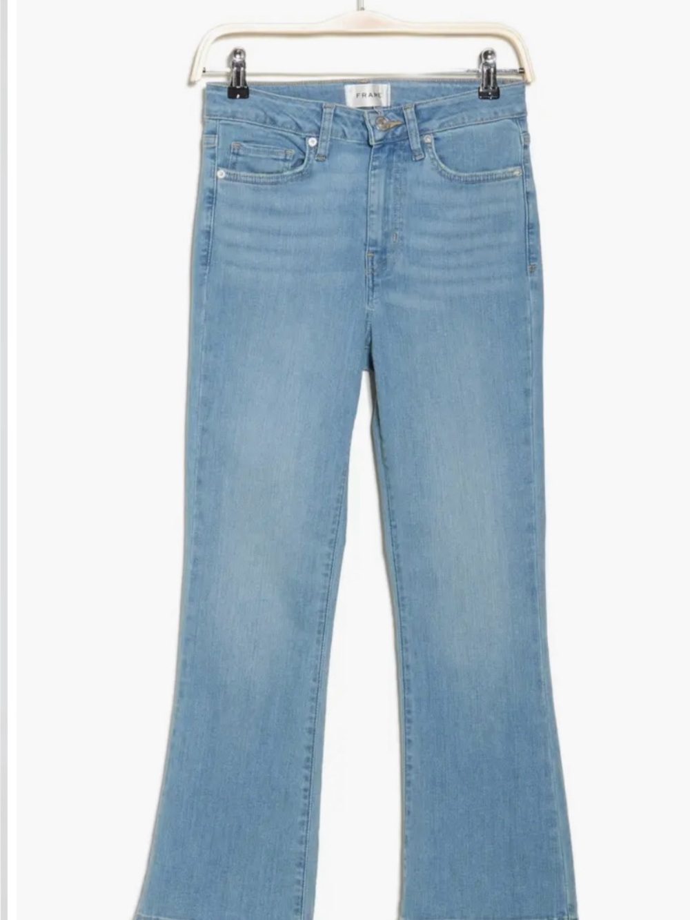 Frame Denim Light Blue Flare Jeans